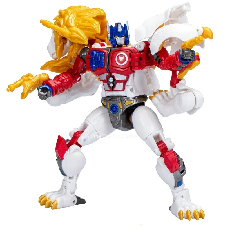 Original box Transformer G-V White Lion Optimus Prime MD-005 Animation figurines Promotional items anime character robot statue