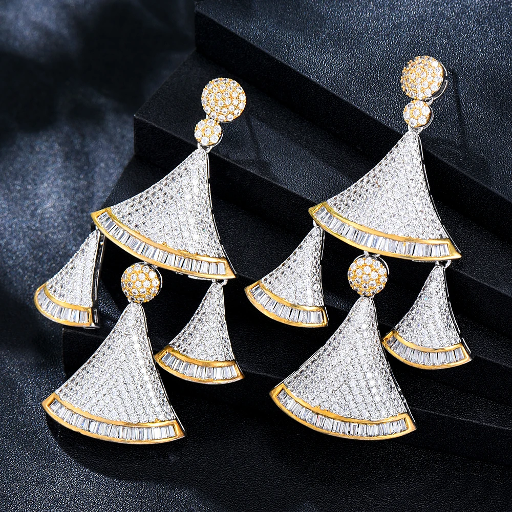 

Missvikki Gorgeous Many Earrings For Women Bridal Wedding Party Earrings Jewelry Luxury Round Chic High Quality Hot Accessories