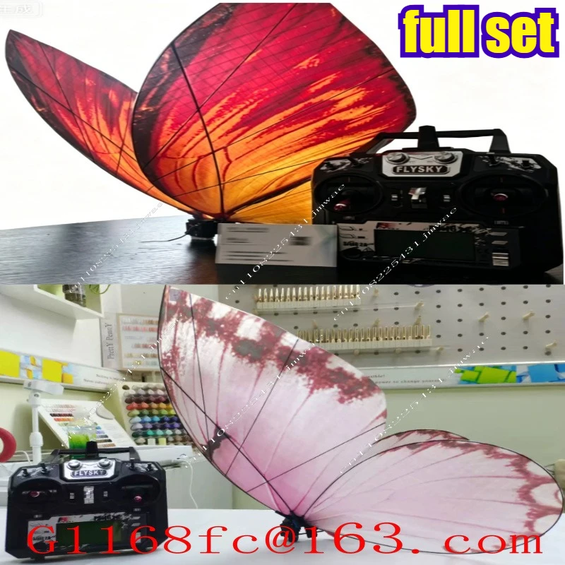 Parachute Umbrella Head Cloth Fluttering Wing Butterfly Aircraft Bionic Butterfly Remote Control Full Set Ready To Fly