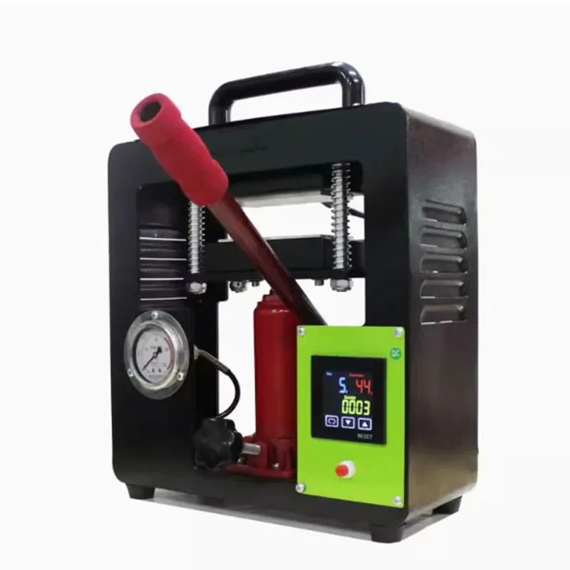 

Гидравлический термопресс для канифоли AP2047 с двойной нагревательной пластиной размером 2,4 x 4,7 дюйма и манометром Портативный инструмент для извлечения масляного воска