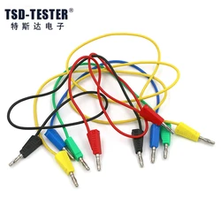 4mm Small Ladder Tail Hole 4mm Banana Plug Stackable Test Leads (50cm, 5 Pcs Per Package)