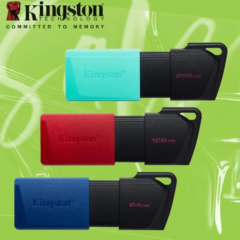 Kingston USB Flash Drive USB 3.2 Gen 1 Pen Drive 64GB 128GB 256GB Flash Disk Mini Key Memory Original Usb Stick3.2 Drives for PC