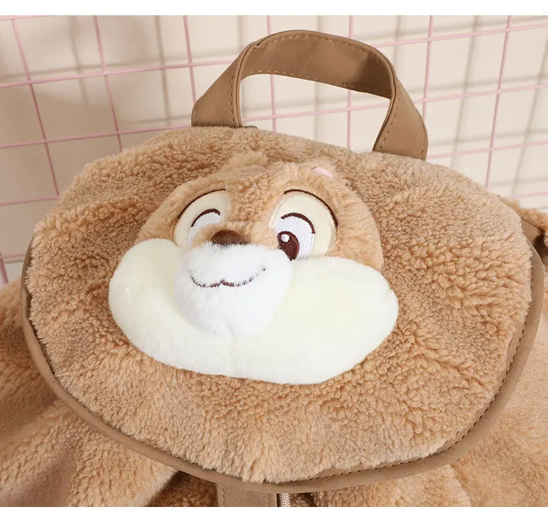 Disney Genuine Strawberry Bear Qiqi Dreamland Autumn and Winter Plush Doll Backpack Is The Best Birthday Gift for Friends