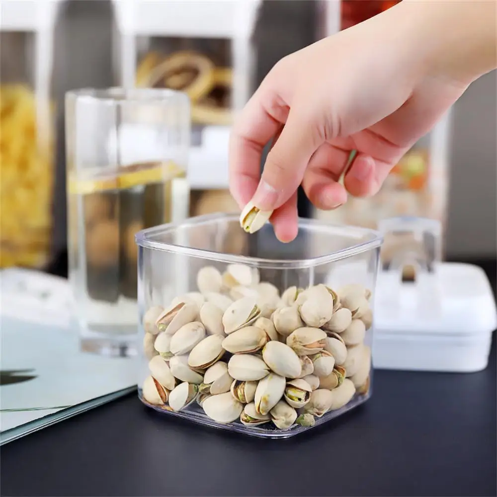 Spice Jar Set Bulk Sealed Jar Kitchen Box Durable Refrigerator Storage Containers Organizer Space-saving Vacuum Technology