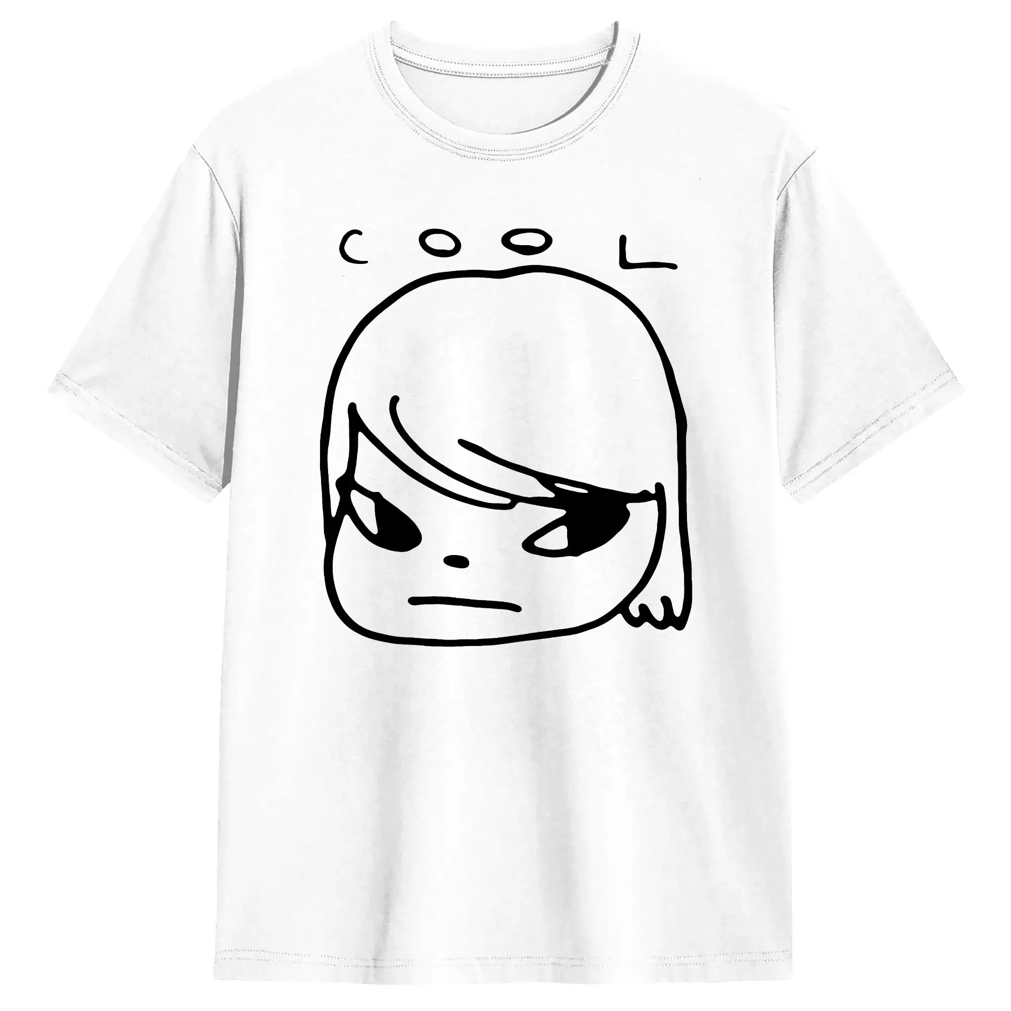 Men Women T-Shirt  Yoshitomo Nara  T Shirts Harajuku  Beach Tees Y2K Funny Pure Cotton Clothes Plus Size