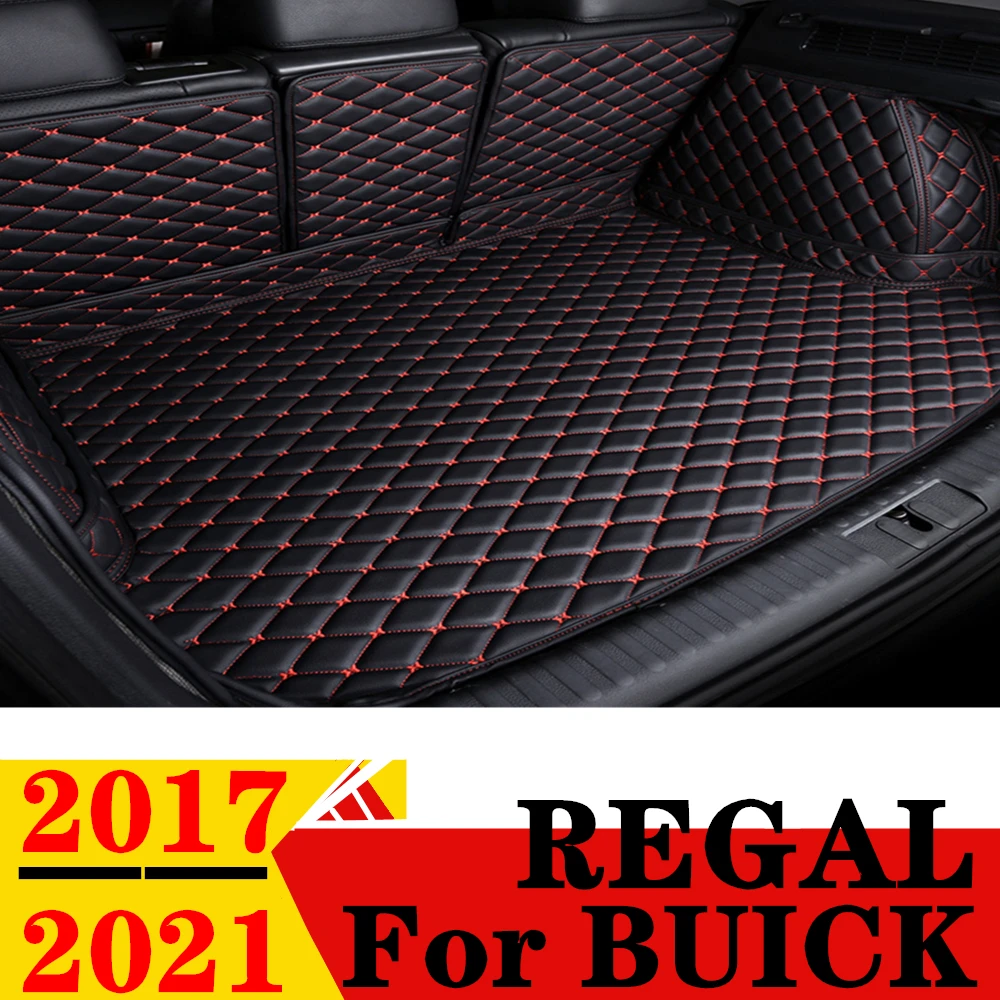 

Car Trunk Mat For BUICK Regal 2021 2020 2019 2018 2017 Rear Cargo Cover Carpet Liner Tail Interior Auto Parts Boot Luggage Pad