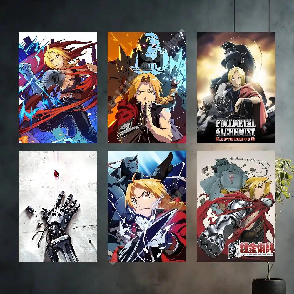 F-Fullmetal A-Alchemist Brotherhood Aesthetic Poster HD Gallery Prints Home Wall Art Creative Gift