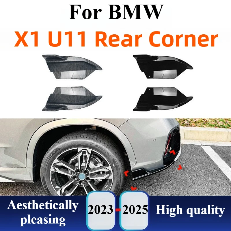 

Для BMW X1 U11 M Sport 2023 + задний бампер, угловой разветвитель, диффузор Canard, наклейка, комплект кузова, аксессуары для внешней модификации