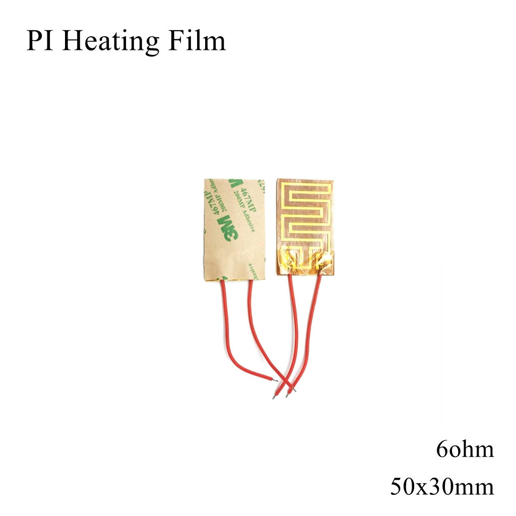 

PI Heating Film Polyimide Adhesive Electric Heater Flexible Plate Panel Pad Mat Foil Fuel Oil Engine Tank 5V 12V 24V 110V 220V