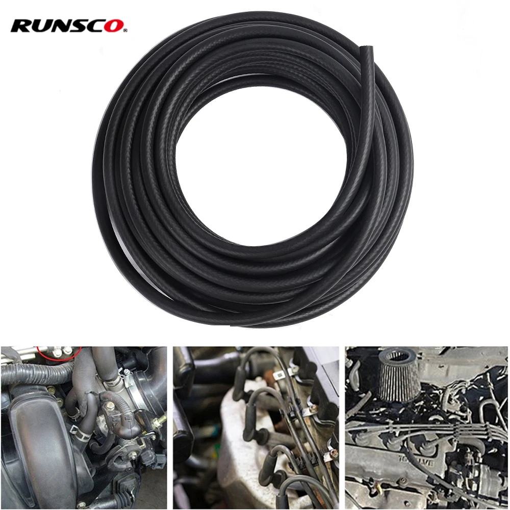 ID 3/4/5/6/8/10/12mmPetrol Diesel Rubber Tube Flexible Engine Pipe Fuel Hose High Pressure Automobile Pipe For Motorcycle