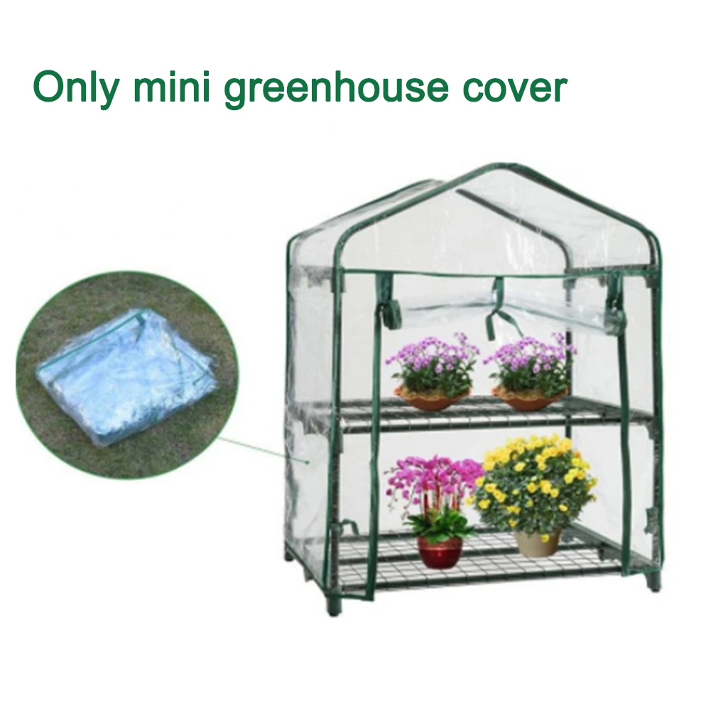 Reusable Walk-in Garden Supplies Mini Greenhouse Cover Balconies Clear PVC Plant Replacement Warm Outdoor Waterproof Household