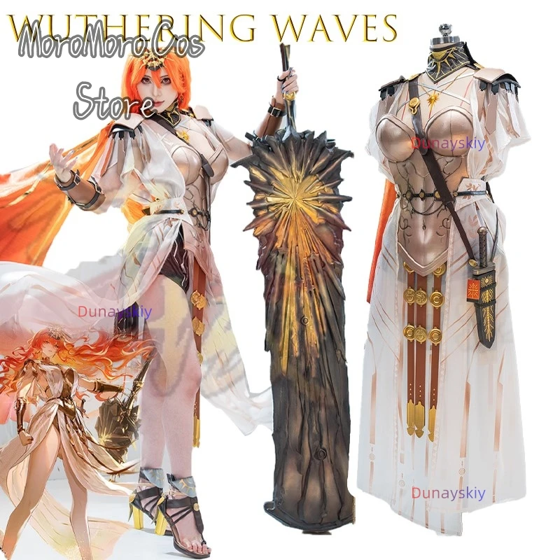 

AWuthering Waves Augusta Cosplay Outfit Anime Game Character 코스프레 Halloween Full Set Sexy Christmas Role Play Cosplay Oufit