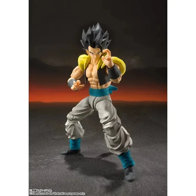 Auf Lager BANDAI S.H.Figuarts Original Dragon Ball Super Gogeta Super Saiyajin Gott Super Saiyajin Blau Action Figur Spielzeug