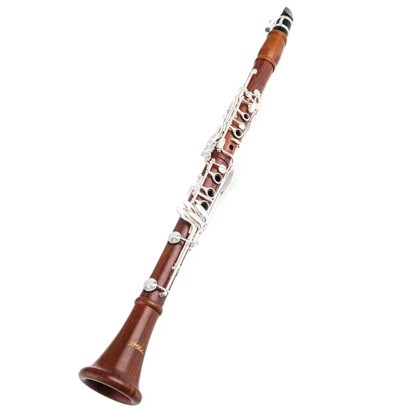 

New Professional Clarinet Rosewood Wood Body Silver Plated Key Bb Key 17 Key Buffet Keys Instrumentos Musicais