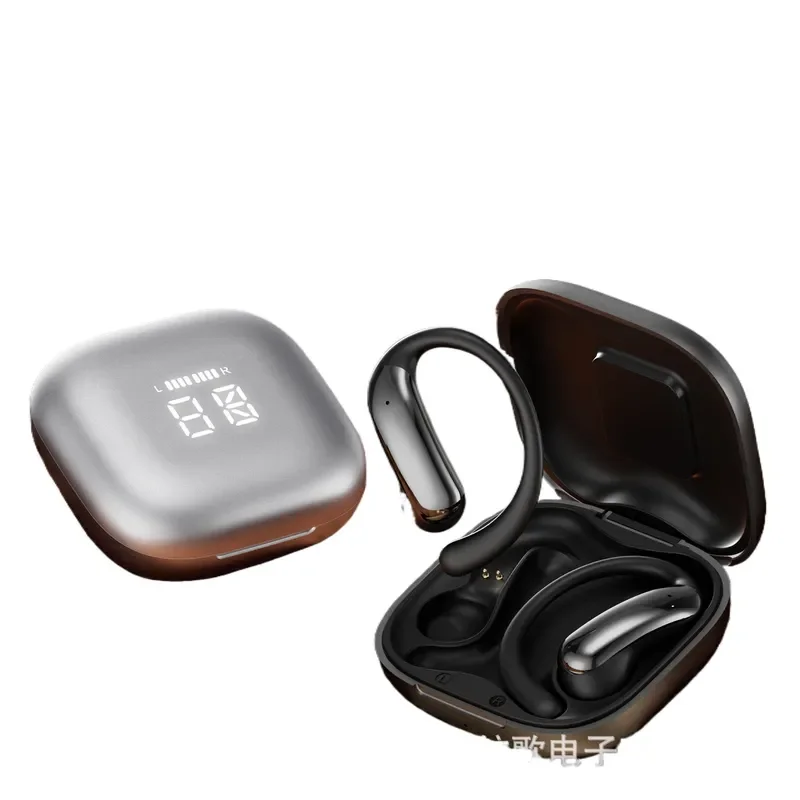 OWS Open Ear Bluetooth Headphones Wireless Noise Cancelling Earbuds Long Battery Life Comfortable Fit for Sports Running