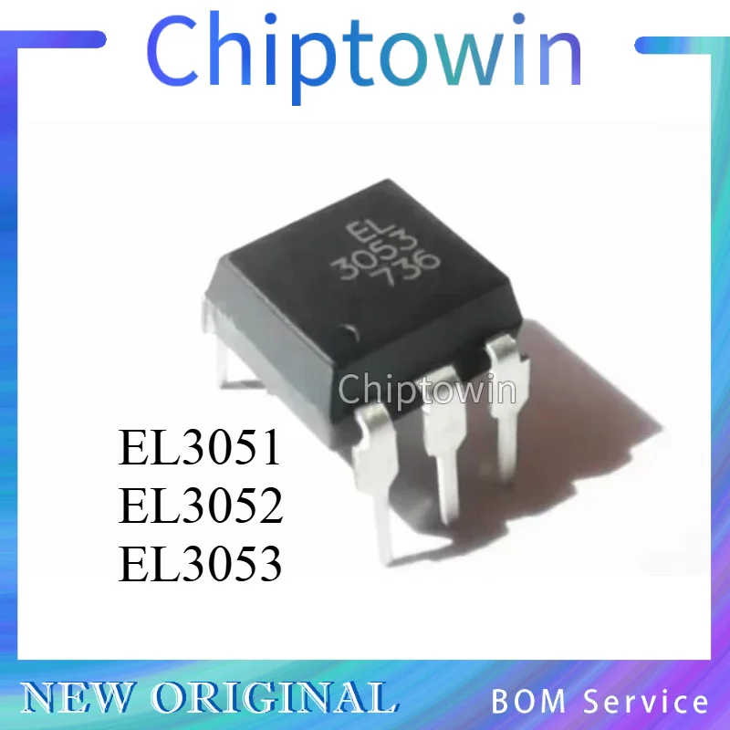5/50/500 pcs EL3052 EL3053 EL3051 MOC3051 MOC3052 MOC3053 DIP-5 Optocoupler W7