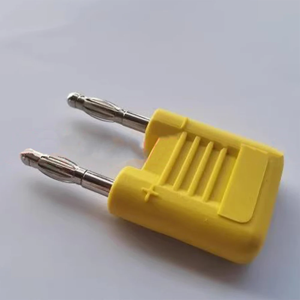 

Thermocouple Probe Flat Female Pin to 4MM Round Pin Banana Head Male Plug Adapter Connection Adapter Multimeter Interface