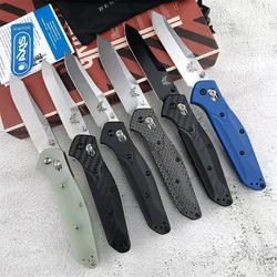 6 Models BM 940 Osborne Portable Folding Knife D2 Blade Carbon Fiber Handles Outdoor Hunting Hiking Pocket Knife Tactical Tools