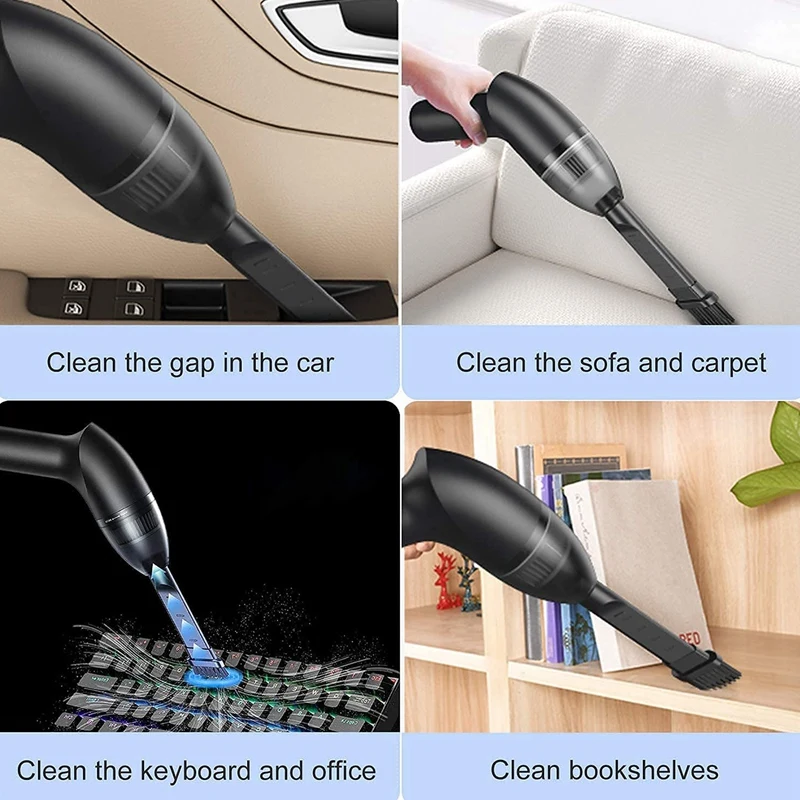 Handheld Vacuum - Portable Hand Vacuum Cordlesspowerful Suction Lightweight Rechargeable For Home