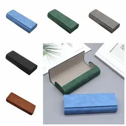 PU Leather Eyewear Bag Portable Retro Wear-resistant Sunglasses Case Waterproof Glasses Box