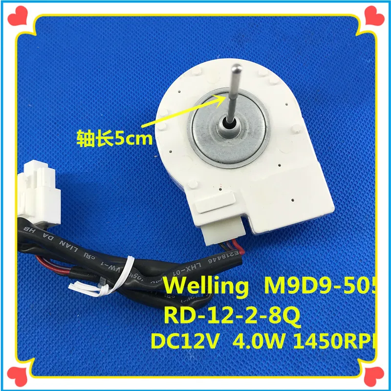 

New Original Midea Refrigerator Cooling Fan Motor M9D9-505 RD-12-2-8Q Dc 12v Refrigerator parts