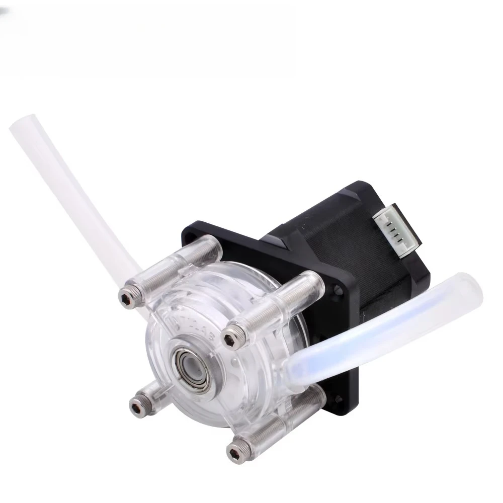 Peristaltic Pump Stepper 12V DC, High Flowrate for Aquarium Lab Analytical