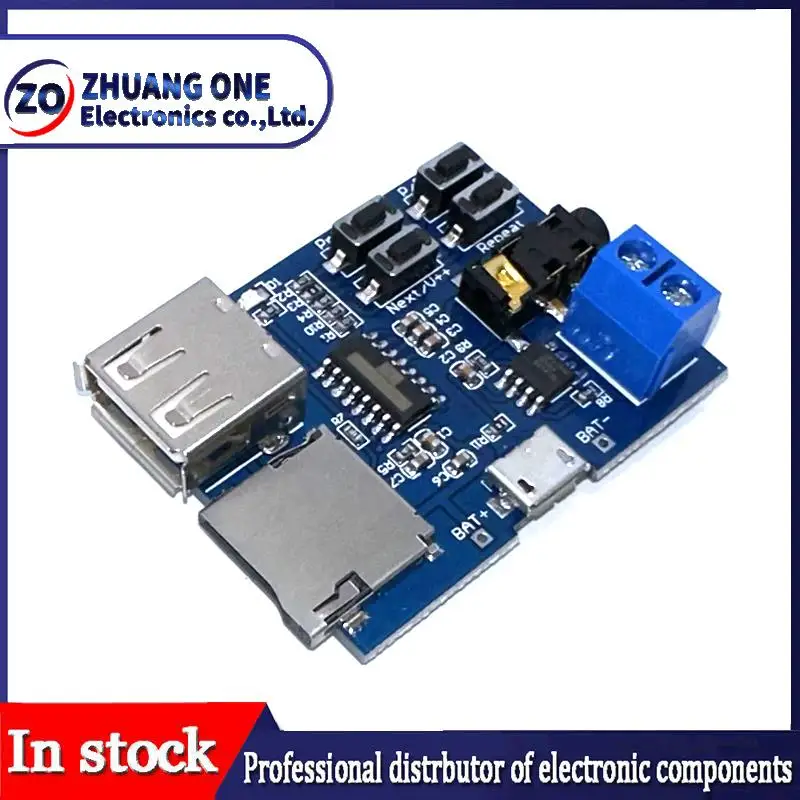 TF card U disk MP3 Format decoder board module amplifier decoding audio Player