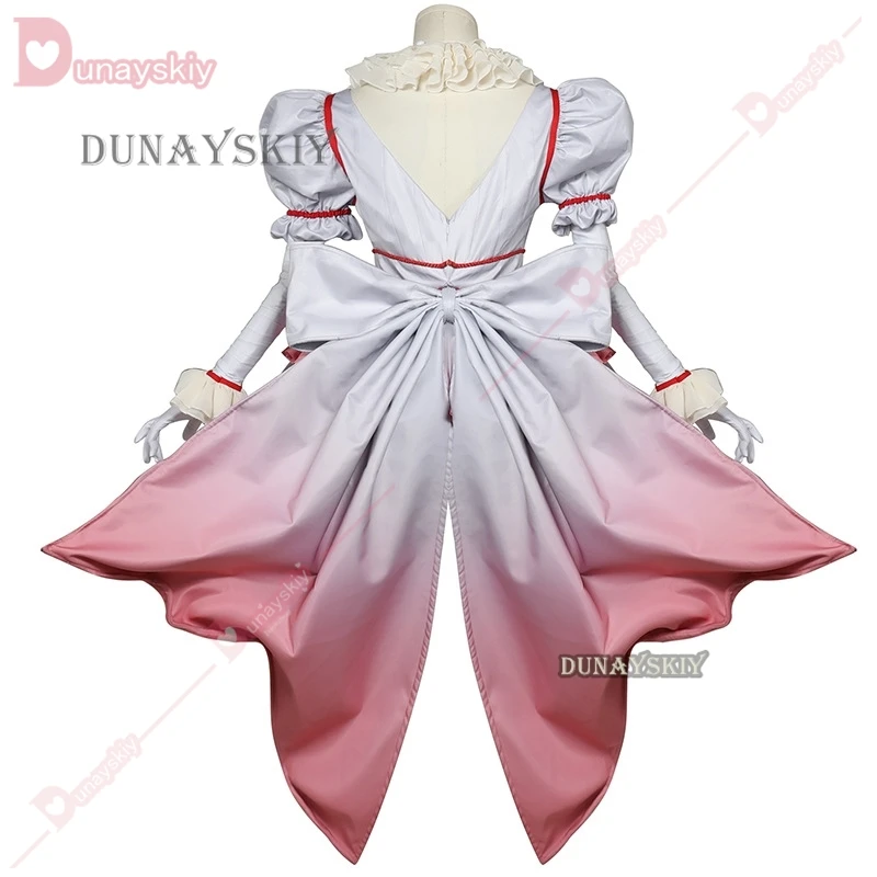 Pennnywise Cosplay Joker's Return to the Soul Costume Horror Girls Dress Up Dress Lolita Bloomers Suits Halloween Clown Gown