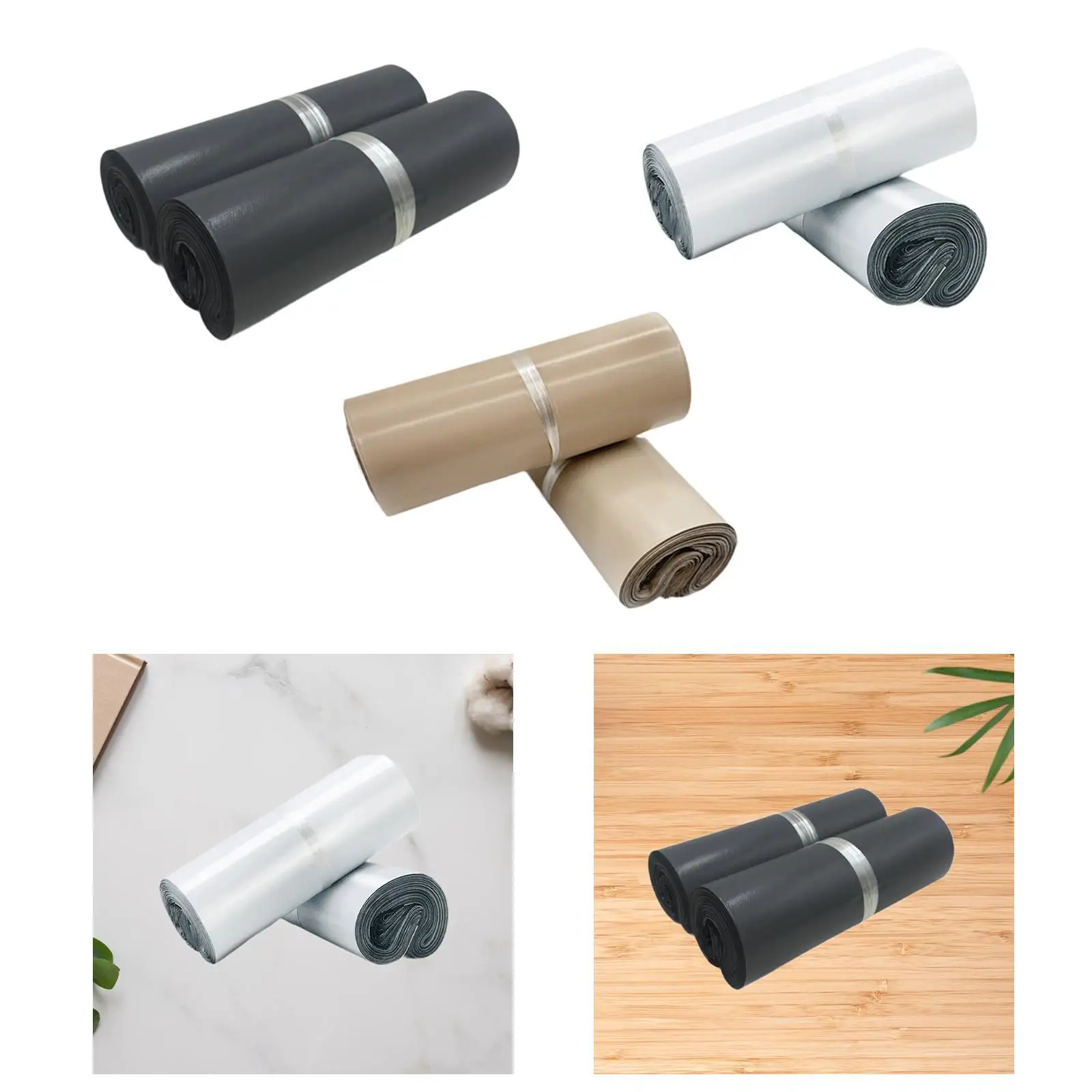 100 Stuks Pe Postzakken Koerier Mailer Tassen Veelzijdige Kleding Verpakking Tassen