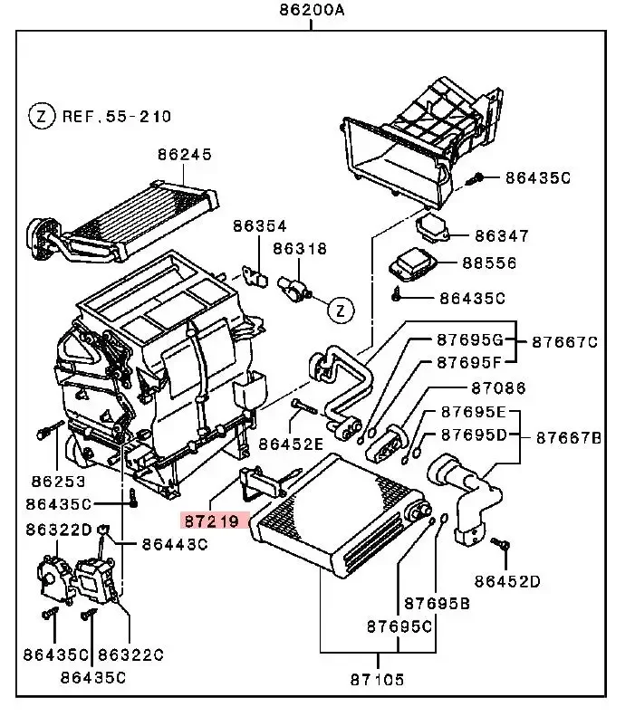 1 Piece Air Temperature Sensor for Pajero Inner Thermomister for Montero Inner Temeprature Sensor for Evaporator MB609266