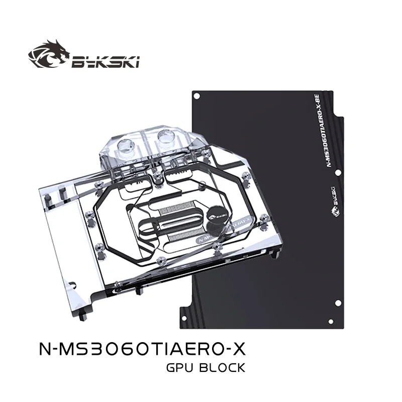 

Bykski GPU Block for MSI RTX 3060TI AERO ITX 8G OC LHR Video Card Water Cooler/Full Cover/ARGB Light Radiator N-MS3060TIAERO-X