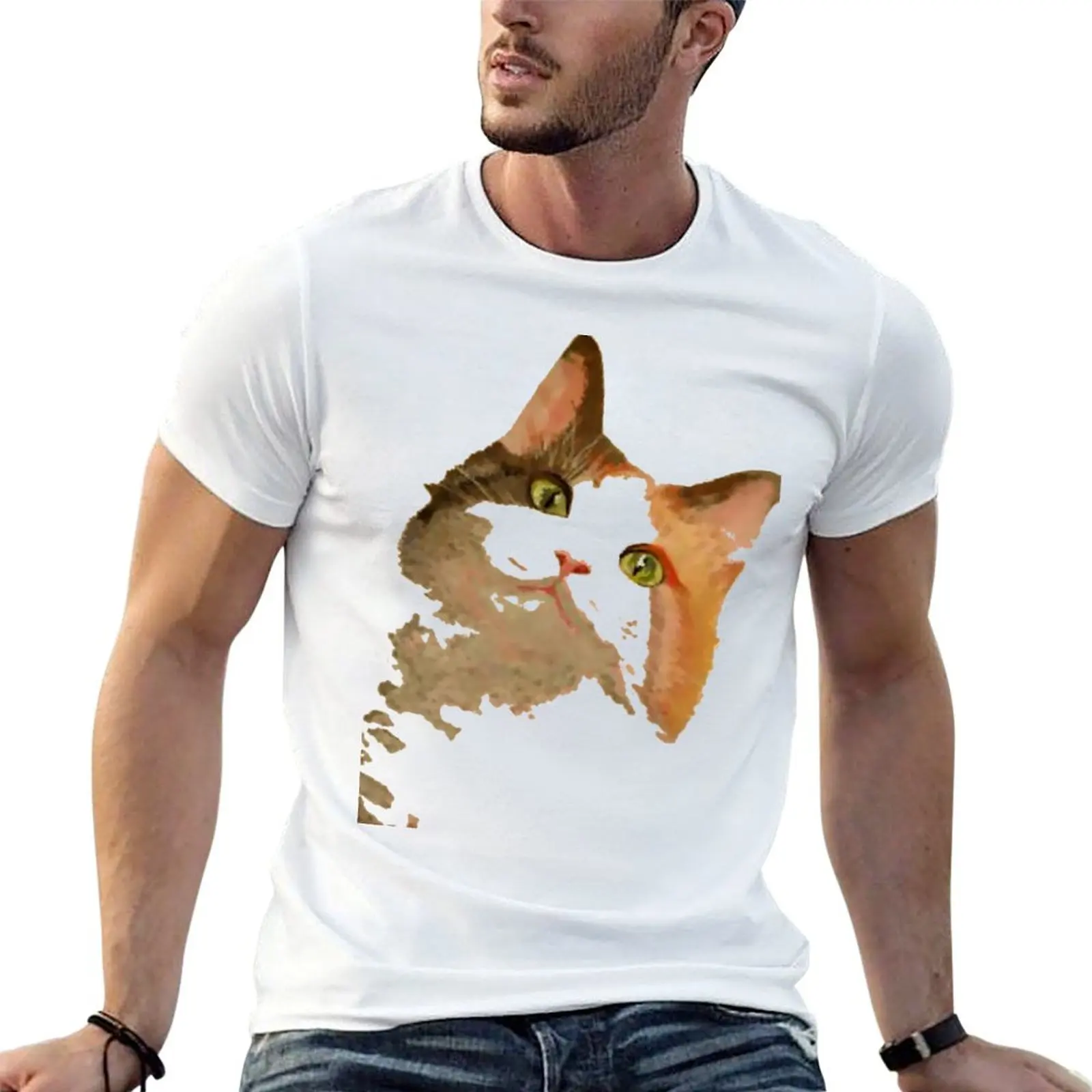 

100% All dark t Portrait shirts shirts Cat T-Shirt Cute Ears Calico t I'm funny - cotton humor