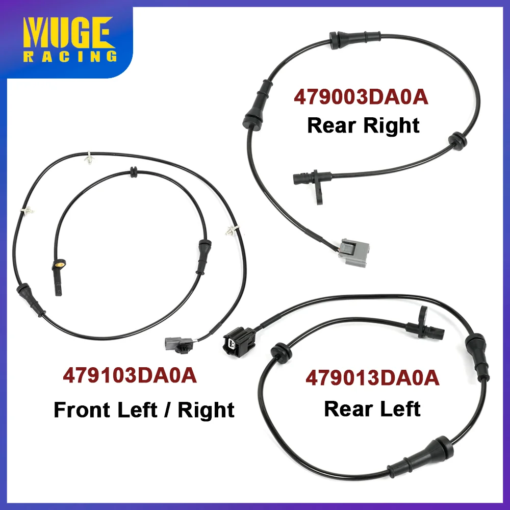 ABS Wheel Speed Sensor Rear Front Left Right 479103DA0A 479003DA0A 479013DA0A For Nissan Sentra Tiida Sylphy 1.6 1.8L THB047