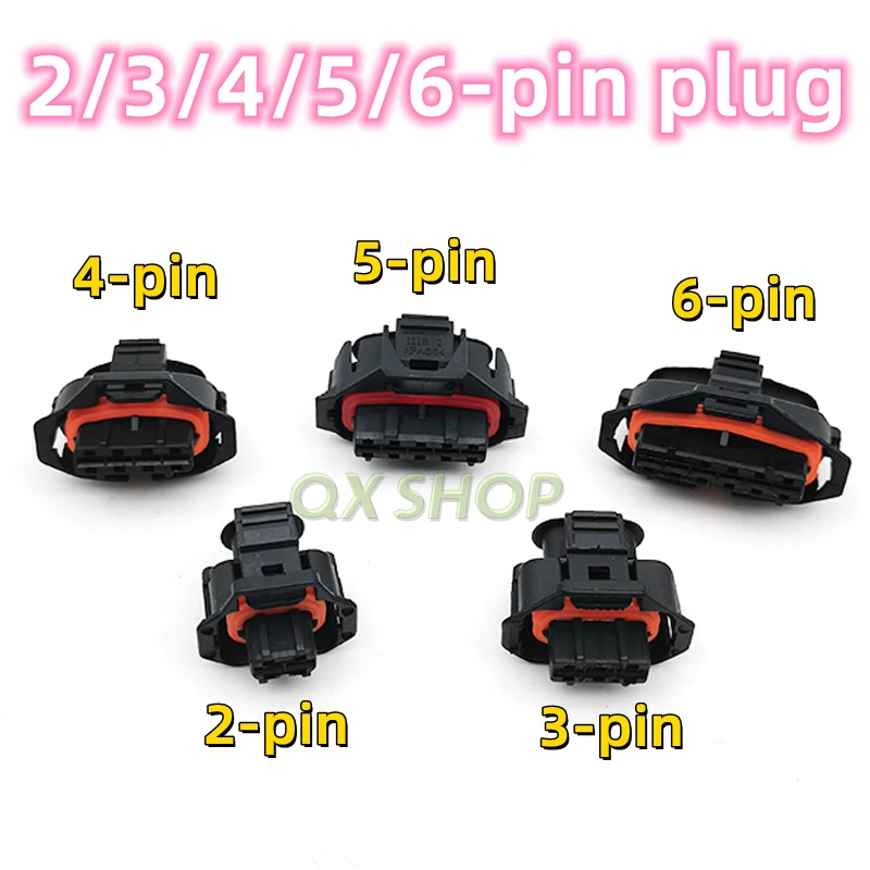 1 set 2/3/4/5/6-Pin Male/Female waterproof plug For Bosch Car Excavator Sensor solenoid valve Motor Circuit harness Connector