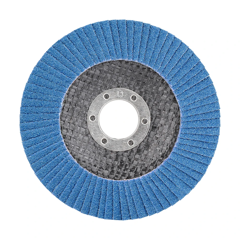 XCAN 1 قطعة 125 مللي متر أقراص رفرف مسطحة طحن عجلات طاحونة زاوية صغيرة اكسسوارات الرملي أقراص لتلميع الخشب المعدني