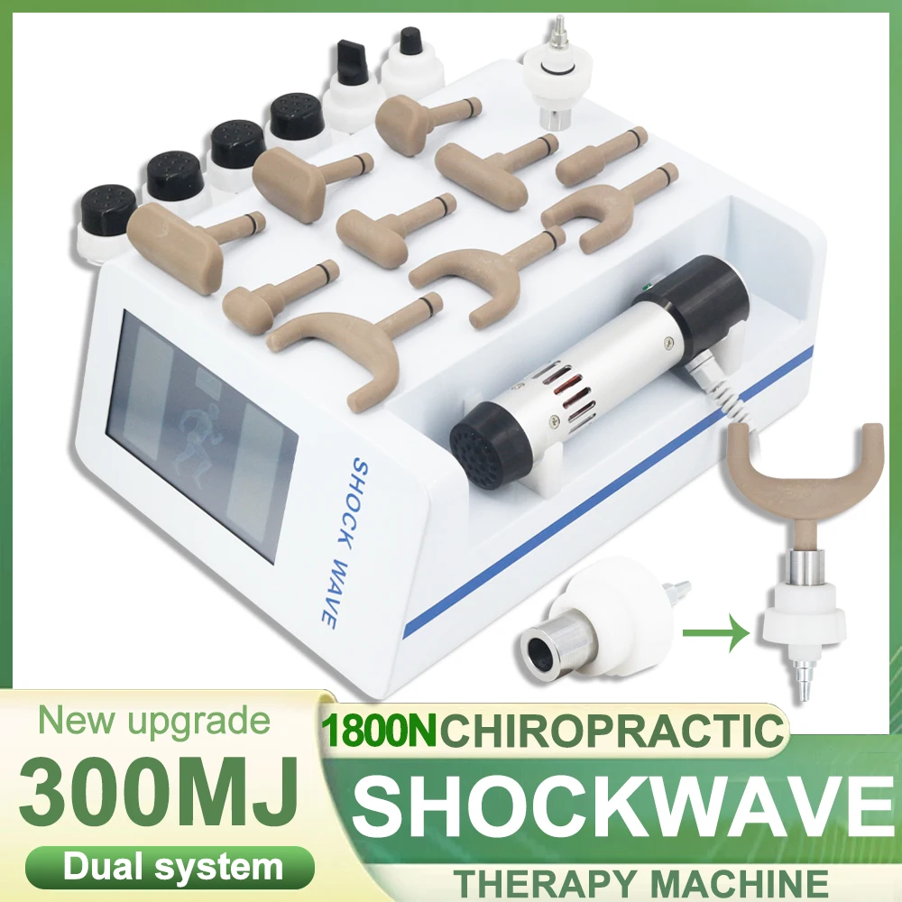 300mj Shockwave Therapy Machine Pain Relief Body Muscle Relaxation Massager Vertebration Correction Physiotherapy Shock Wave