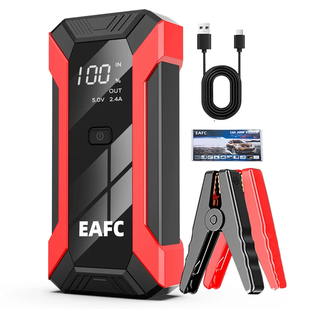 Auto Jump Starter 2000A Batterijlader Emergency Power Bank Booster voor 12V Benzine en Diesel Voertuigen Starten