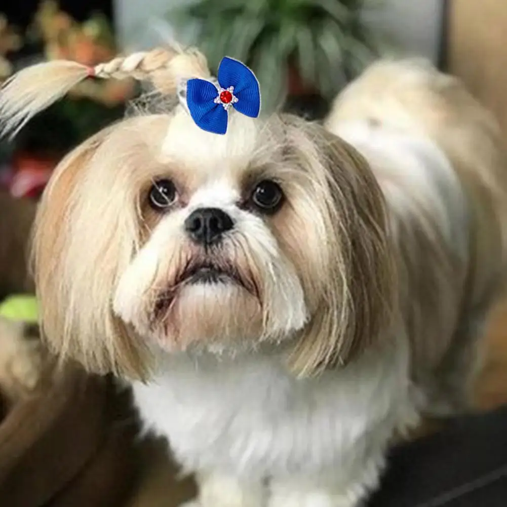 Accessori per capelli per animali domestici Copricapo con fiocco Fascia per capelli Accessori per gatti Stile principessa Accessori creativi Copricapo per capelli Abito per cani P3Z4
