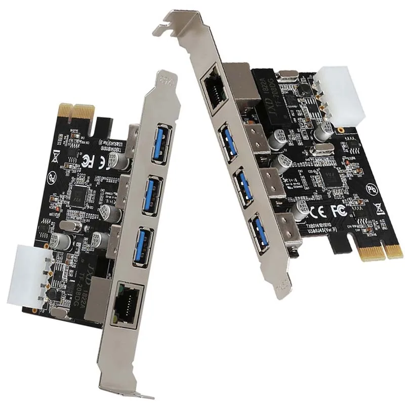 

Игровая карта PCI-E Ethernet PCIE Гигабитная сетевая карта PCI-E Адаптер-сплиттер rj45 Адаптер локальной сети Сетевой адаптер USB3.0 HUB