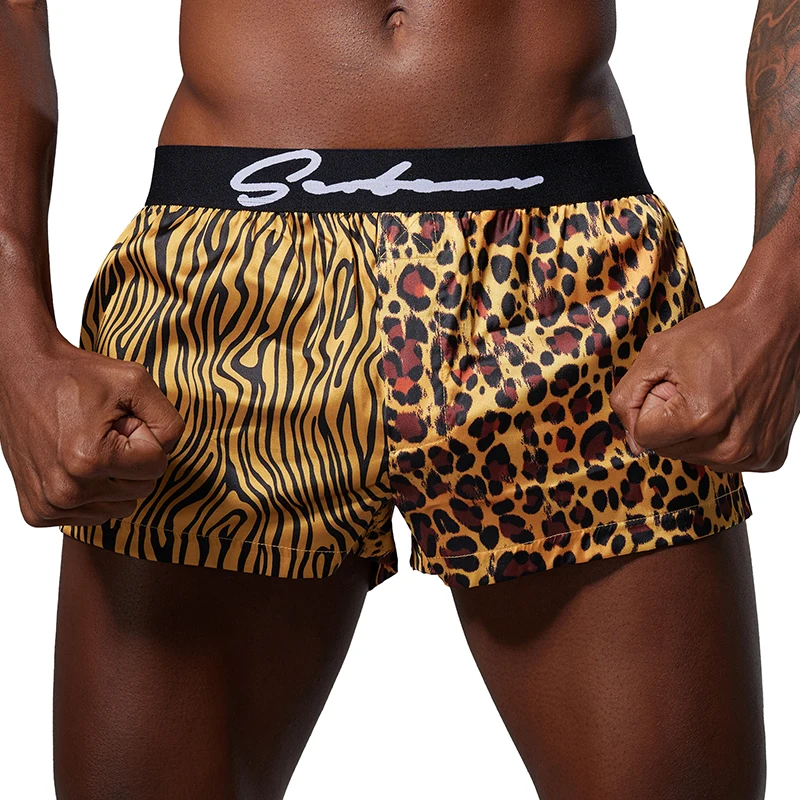Men'S Fashion Trousers - SEOBEAN Men's Silk Satin Home Shorts