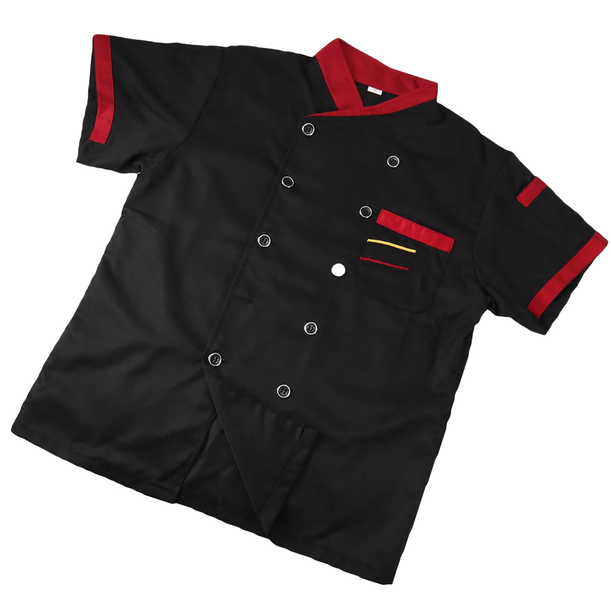 

Uniforms Short Sleeve Unisex Breathable Oil-Proof Easy Wash Wear-Resistant Kitchen Restaurant Hotel Workwear Men