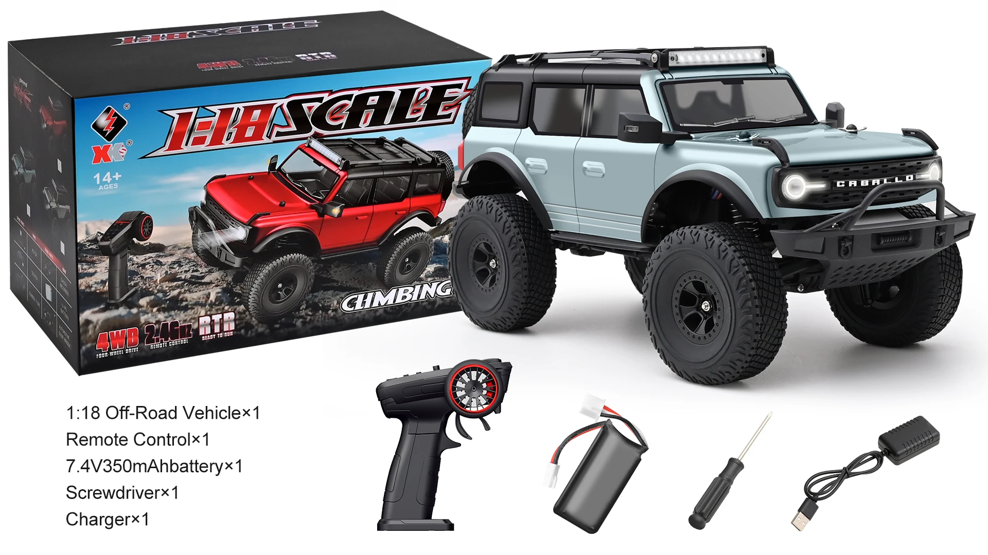 WLtoys 184023 1/18 Remote Control RC Electric 4WD Off-Road