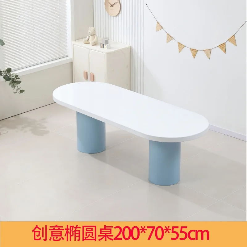 Early Education Center Creative Oval Art Table