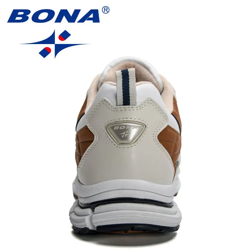 Bona 2023 Nieuwe Ontwerpers Atletische Schoen Mannen Casual Sneakers Hoge Kwaliteit Licht Ademend Sport Man Schoenen Populaire Hardloopschoenen