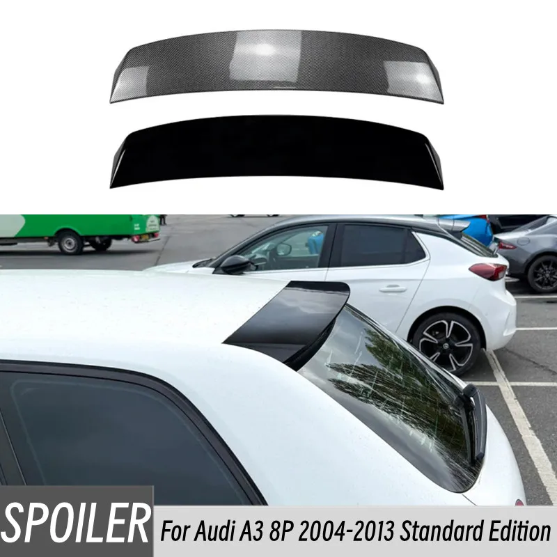 

For 2004-2013 Audi A3 8P Standard Edition ABS Plastic Car Rear Roof Trunk Lid Spoiler Wings DecorationTuning Accessories