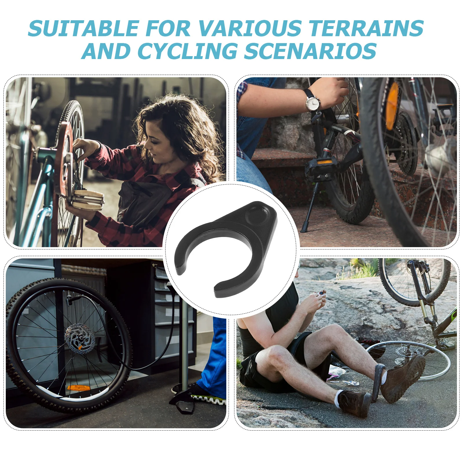 1Pair Bike Pedal Lock Quick Release Accessory Easy Carry Store Stylish Visibility Ideal for Outdoor Activities