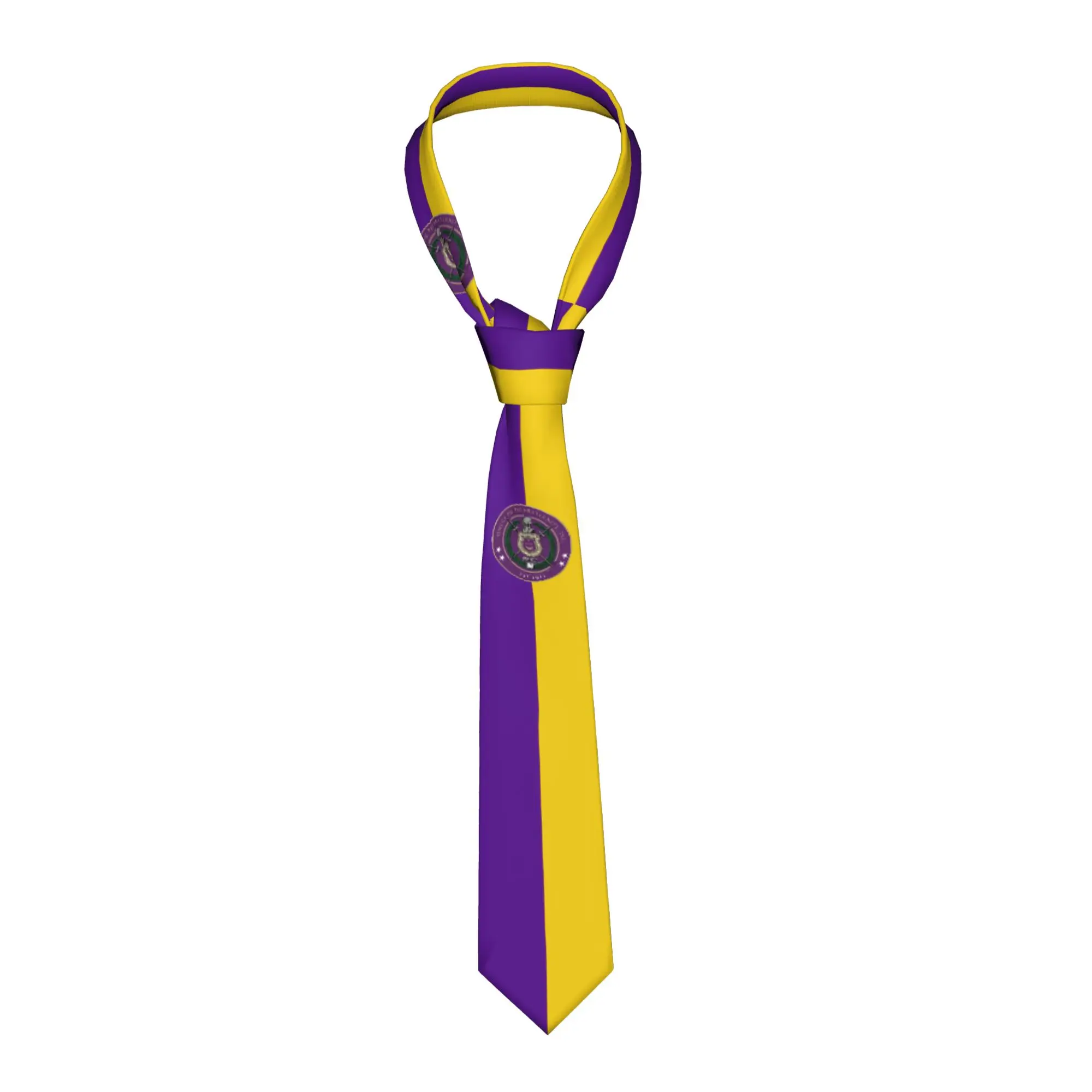 

Formal Psi Phi African American Fraternity Ties for Wedding Men Omegas Psi Phi Checkered Plaid Necktie