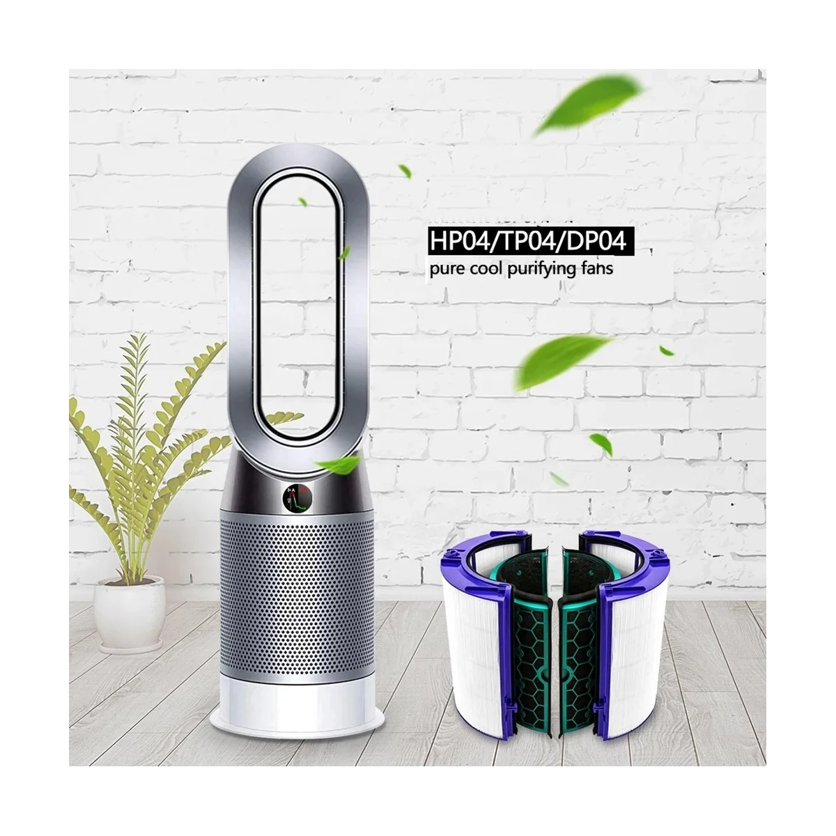 Écran filtrant à charbon actif + filtre HEPA pour Dyson Gardens 04, 05, TP04, TP05, ug 04, remplacement de l'écran filtrant pour supporter ficateur