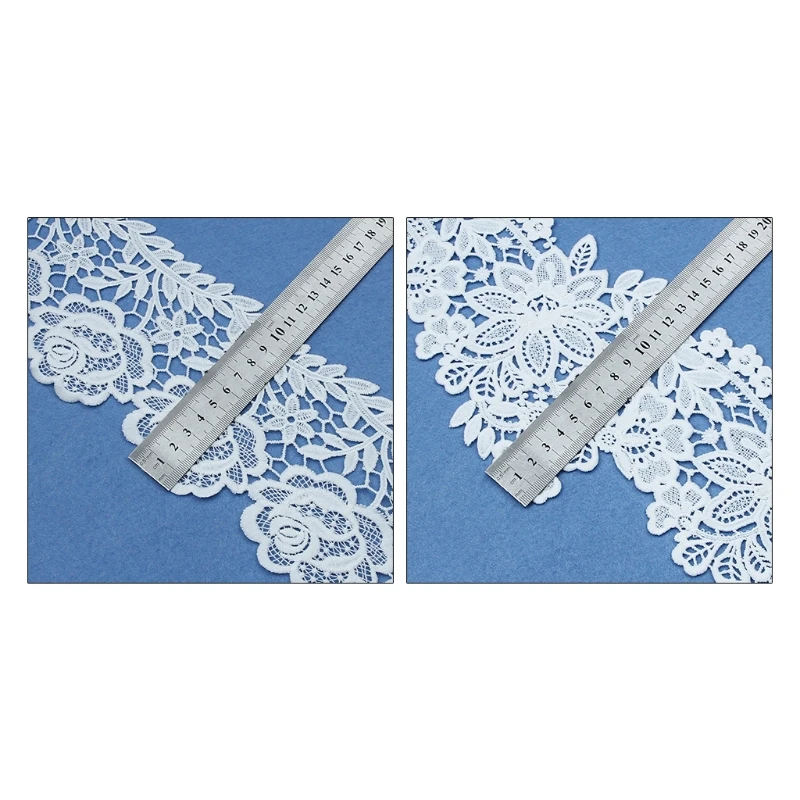 

Lace Woven Bandwidth 10yards White Lace Trim & Embellishments DIY Handmade Wedding Decoration Clothing Lace Ribbon Gift