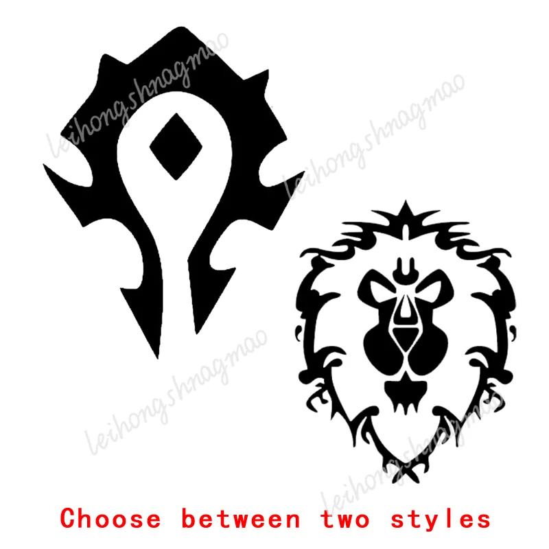 

Die Cutting World of Warcraft WOW The Horde Car Stickers Decorative Car Bumpers Windshield Scratches Covering Vinyl Decals